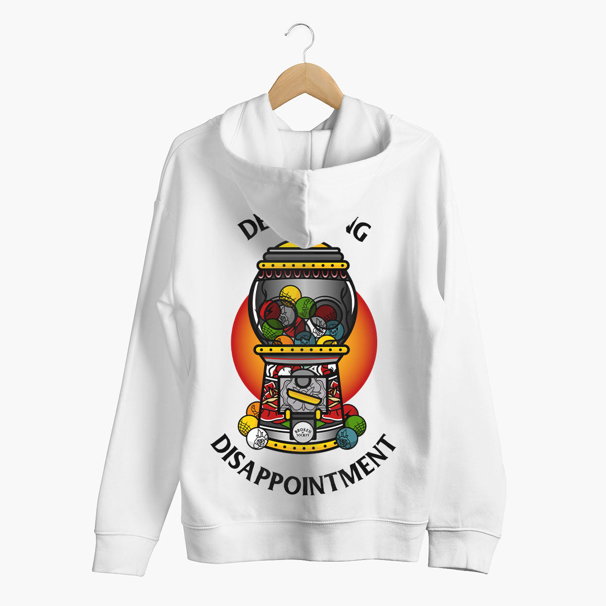Delivering Disappointment Hoodie (Unisex)-Tattoo Clothing, Tattoo Hoodie, JH001-Broken Society