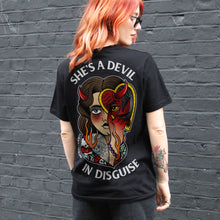 Load image into Gallery viewer, Devil In Disguise T-shirt (Unisex)-Tattoo Clothing, Tattoo T-Shirt, EP01-Broken Society