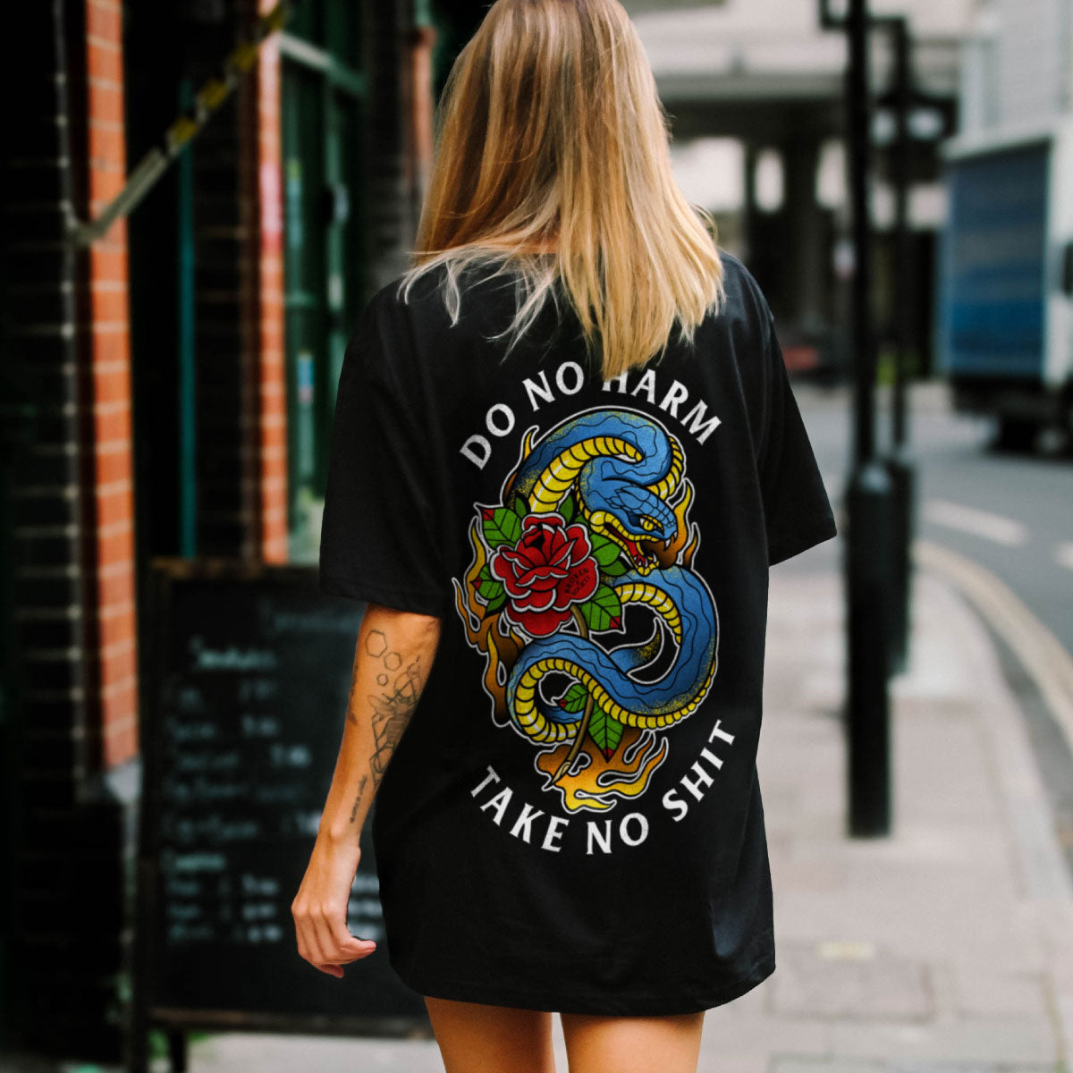 Do No Harm T-Shirt (Unisex)-Tattoo Clothing, Tattoo T-Shirt, EP01-Broken Society