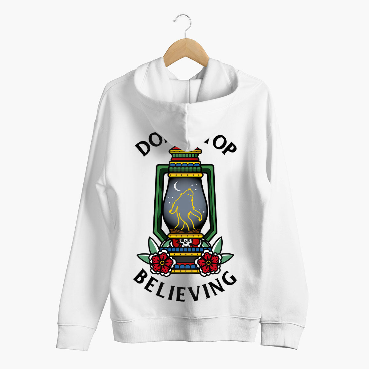 Don't Stop Believing Hoodie (Unisex)-Tattoo Clothing, Tattoo Hoodie, JH001-Broken Society