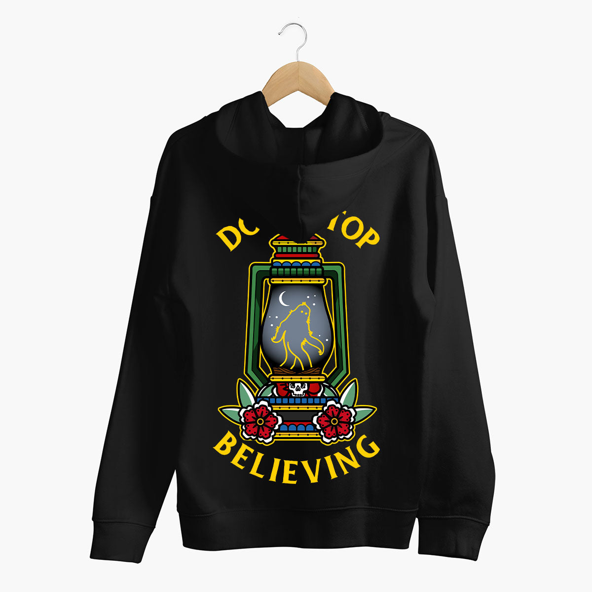 Don't Stop Believing Hoodie (Unisex)-Tattoo Clothing, Tattoo Hoodie, JH001-Broken Society