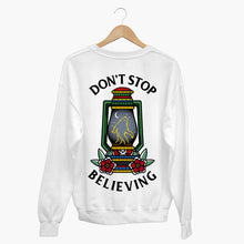 Load image into Gallery viewer, Don&#39;t Stop Believing Sweatshirt (Unisex)-Tattoo Clothing, Tattoo Sweatshirt, JH030-Broken Society