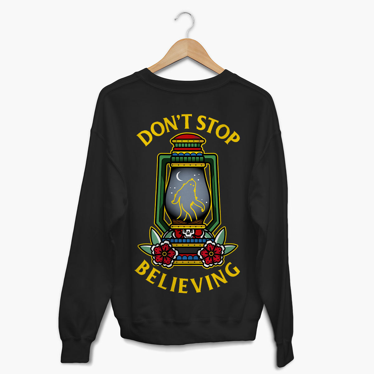 Don't Stop Believing Sweatshirt (Unisex)-Tattoo Clothing, Tattoo Sweatshirt, JH030-Broken Society