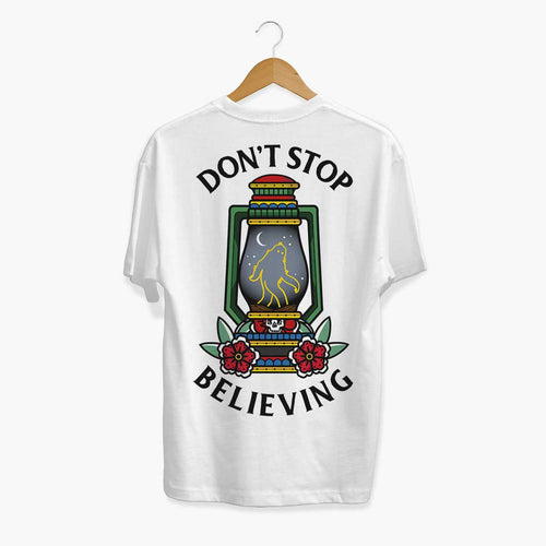 Don't Stop Believing T-Shirt (Unisex)-Tattoo Clothing, Tattoo T-Shirt, N03-Broken Society