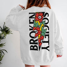 Cargar imagen en el visor de la galería, Flower Power Sweatshirt (Unisex)-Tattoo Clothing, Tattoo Sweatshirt, JH030-Broken Society