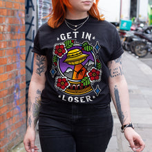 Cargar imagen en el visor de la galería, Get In Loser T-Shirt (Unisex)-Tattoo Clothing, Tattoo T-Shirt, N03-Broken Society