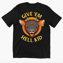 Cargar imagen en el visor de la galería, Give &#39;Em Hell Kid Kids T-Shirt (Unisex)-Tattoo Clothing, Tattoo Kids Shirt, Mini Creator-Broken Society