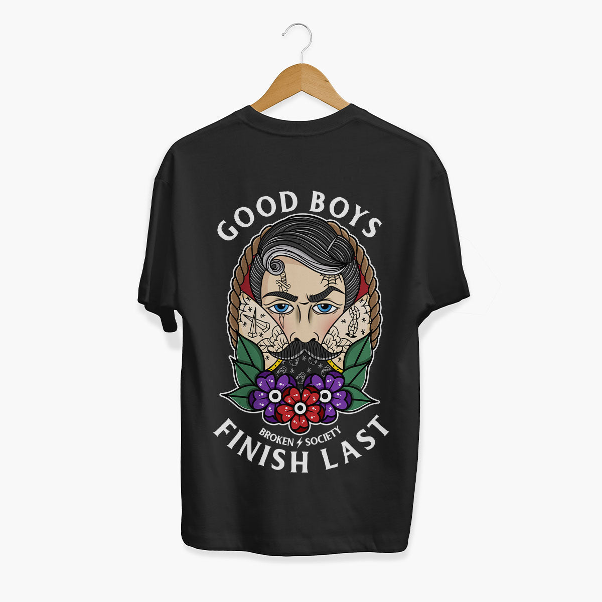 Good Boys T-shirt (Unisex)-Tattoo Clothing, Tattoo T-Shirt, EP01-Broken Society