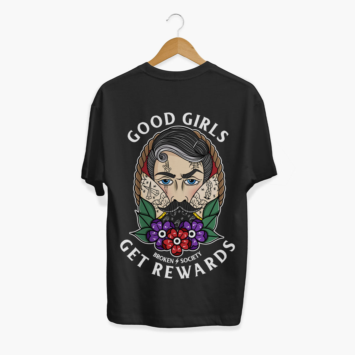 Good Girls T-shirt (Unisex)-Tattoo Clothing, Tattoo T-Shirt, EP01-Broken Society