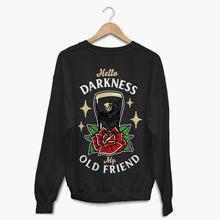 Load image into Gallery viewer, Hello Darkness Sweatshirt (Unisex)-Tattoo Clothing, Tattoo Sweatshirt, JH030-Broken Society