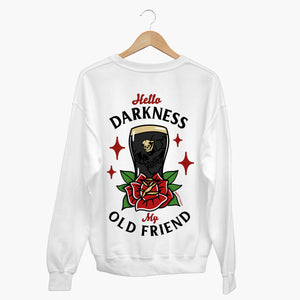 Hello Darkness Sweatshirt (Unisex)-Tattoo Clothing, Tattoo Sweatshirt, JH030-Broken Society