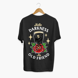 Hello Darkness T-shirt (Unisex)-Tattoo Clothing, Tattoo T-Shirt, EP01-Broken Society