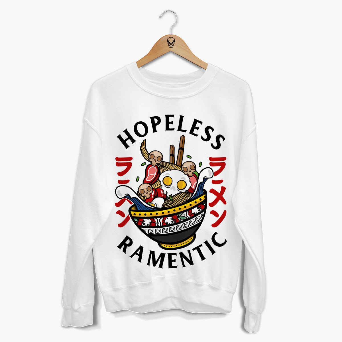 Hopeless Ramentic Front Print Sweatshirt (Unisex)-Tattoo Clothing, Tattoo Sweatshirt, JH030-Broken Society