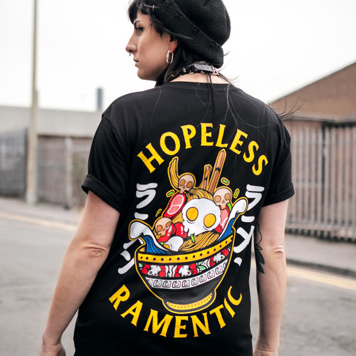 Hopeless Ramentic T-shirt (Unisex)-Tattoo Clothing, Tattoo T-Shirt, N03-Broken Society