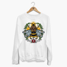 Load image into Gallery viewer, Killer Bee Front Print Sweatshirt (Unisex)-Tattoo Clothing, Tattoo Sweatshirt, JH030-Broken Society