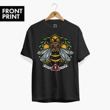 Laden Sie das Bild in den Galerie-Viewer, Killer Bee Front T-Shirt (Unisex)-Tattoo Clothing, Tattoo T-Shirt, N03-Broken Society