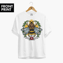 Cargar imagen en el visor de la galería, Killer Bee Front T-Shirt (Unisex)-Tattoo Clothing, Tattoo T-Shirt, N03-Broken Society