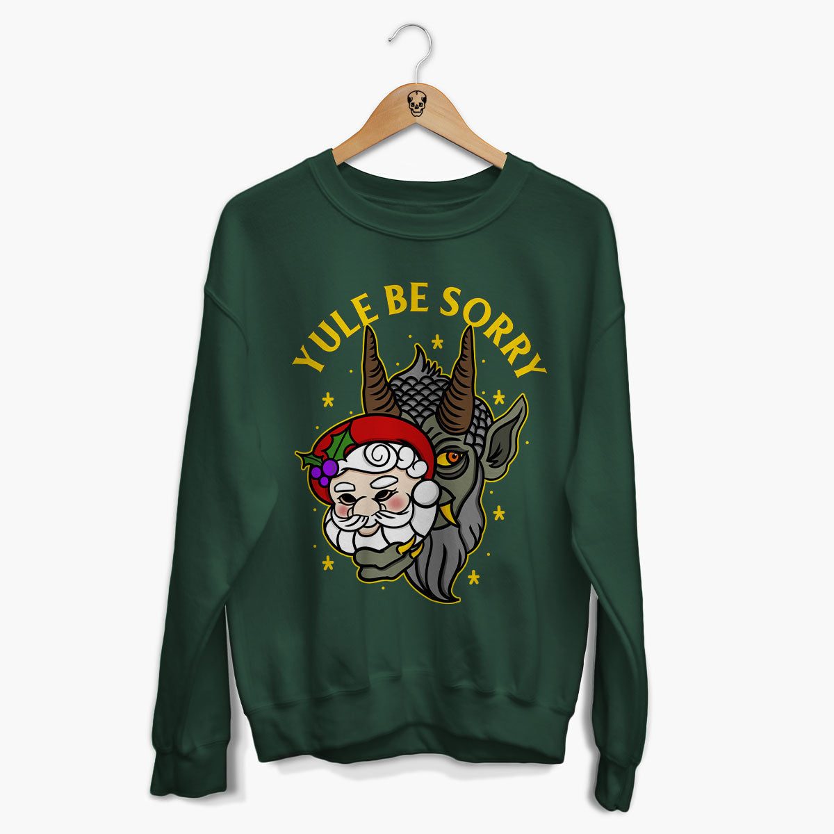 Krampus Alternative Christmas Jumper (Unisex)-Tattoo Clothing, Tattoo Sweatshirt, JH030-Broken Society