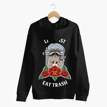 Load image into Gallery viewer, Live Fast Eat Trash Hoodie (Unisex)-Tattoo Clothing, Tattoo Hoodie, JH001-Broken Society