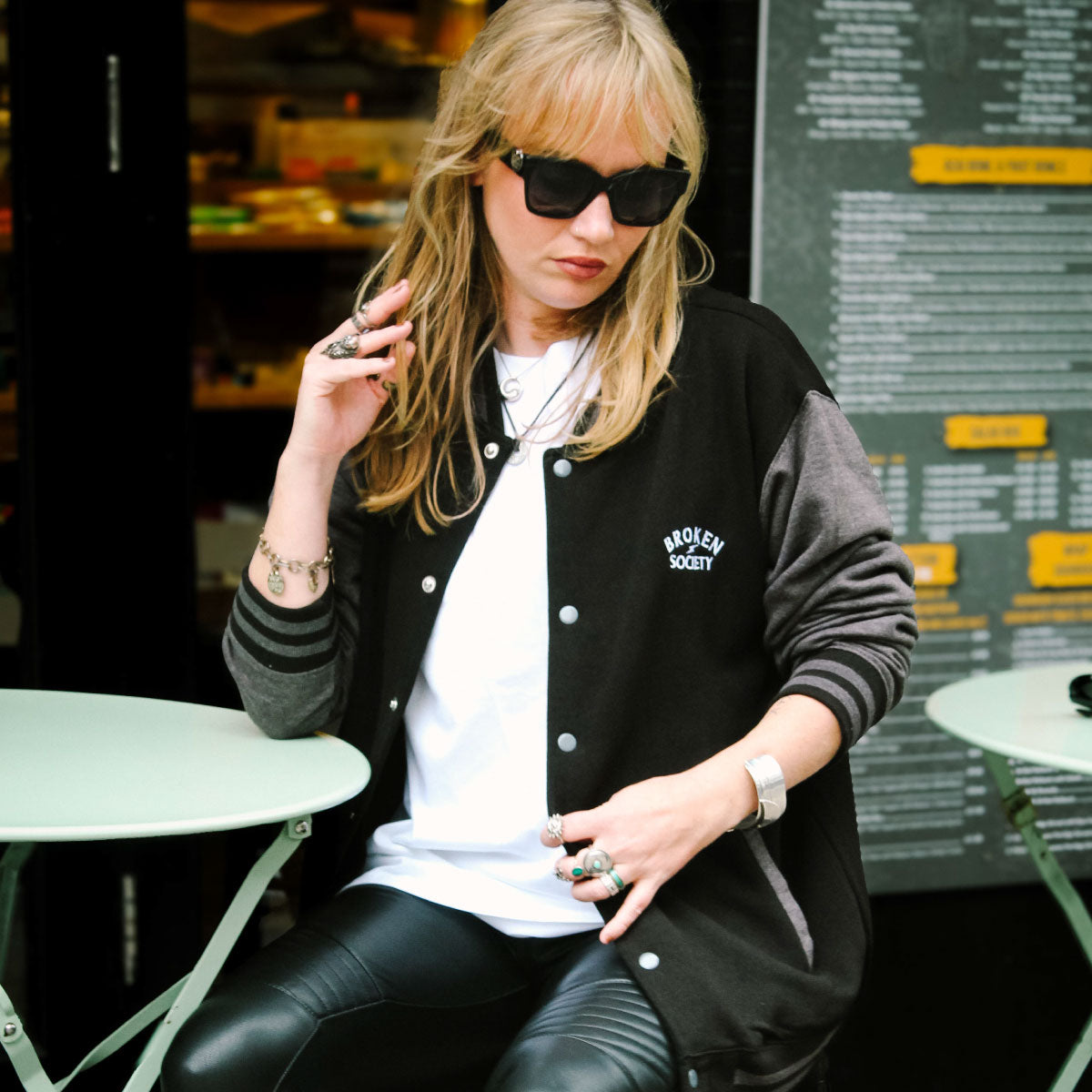 Logo Bomber Jacket (Unisex) | Broken Society