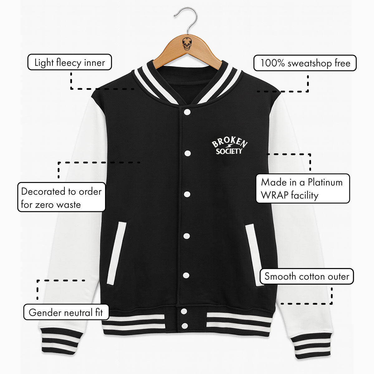 Logo Bomber Jacket (Unisex) | Broken Society Logo Bomber Jacket (Unisex) | Broken Society