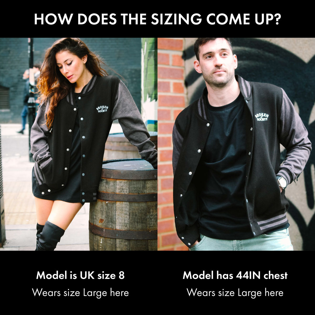 Logo Bomber Jacket (Unisex) | Broken Society