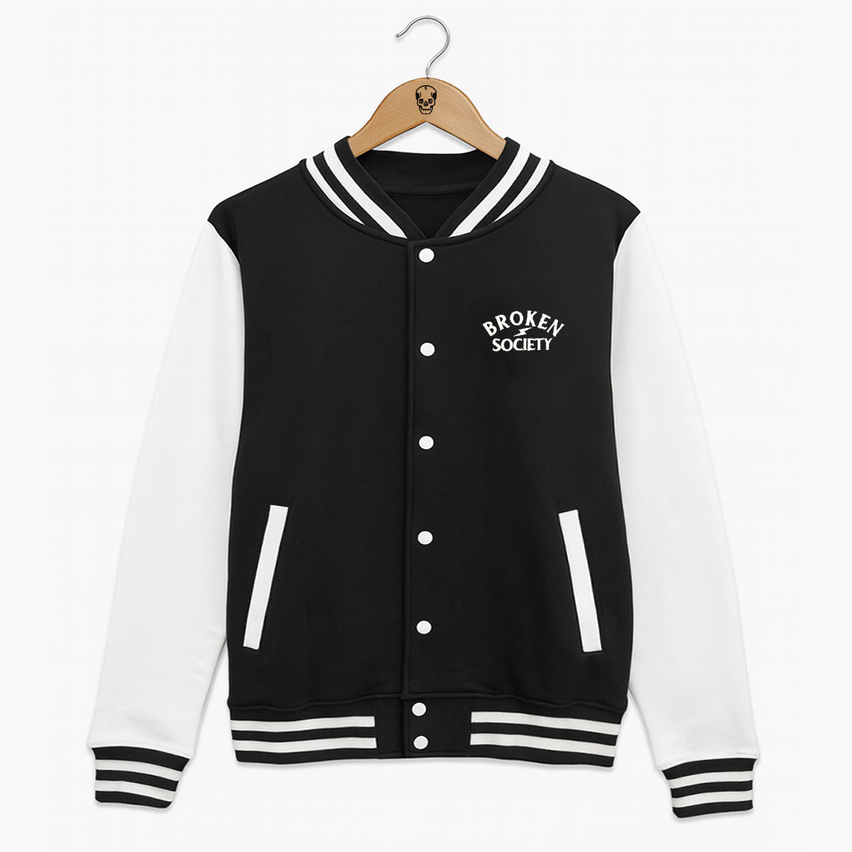 Logo Bomber Jacket (Unisex)-Tattoo Clothing, Tattoo Bomber Jacket, JH043-Broken Society