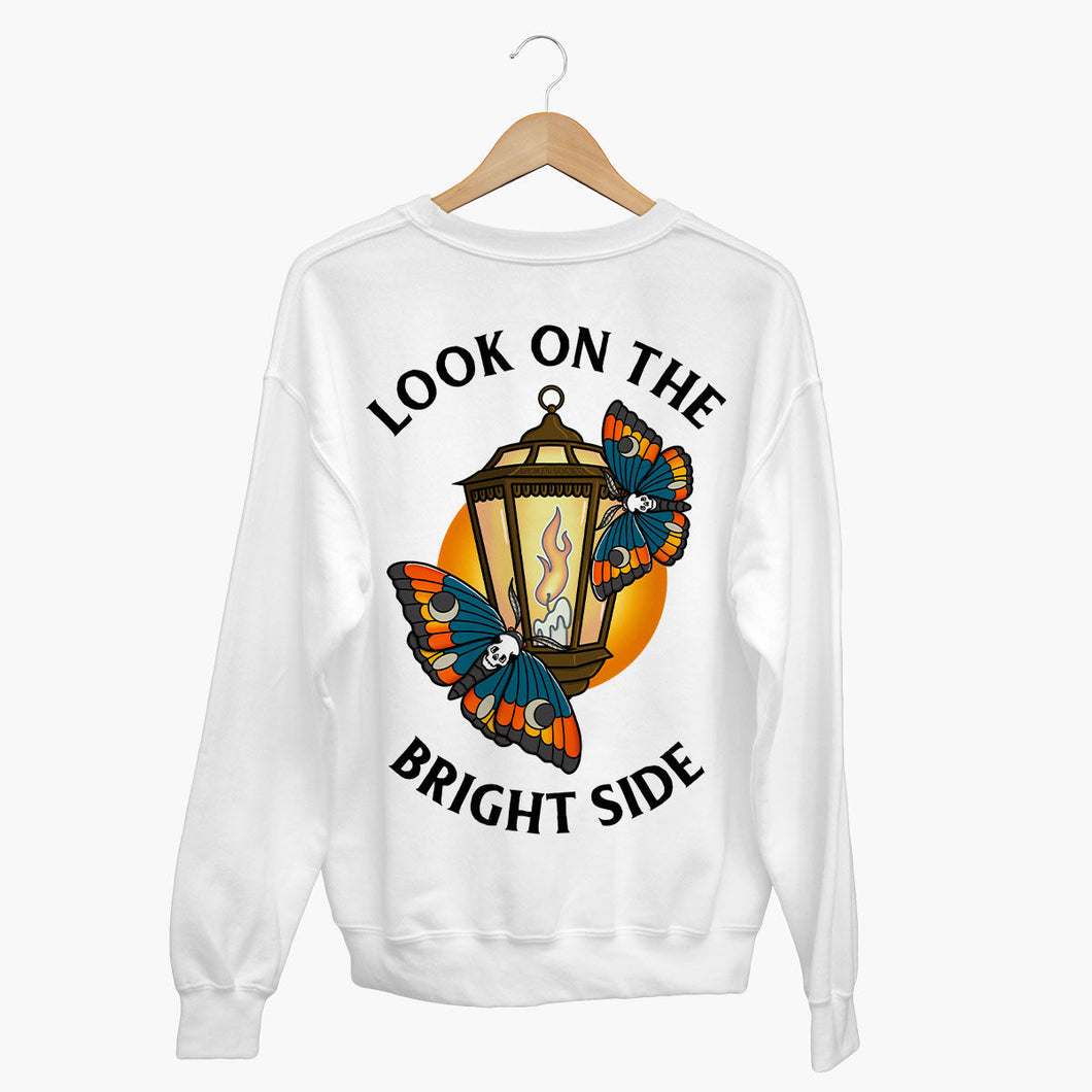 Look On The Bright Side Sweatshirt (Unisex)-Tattoo Clothing, Tattoo Sweatshirt, JH030-Broken Society