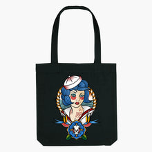 Laden Sie das Bild in den Galerie-Viewer, Lost At Sea Strong-As-Hell Tote Bag-Tattoo Apparel, Tattoo Accessories, Tattoo Gift, Tattoo Tote Bag-Broken Society