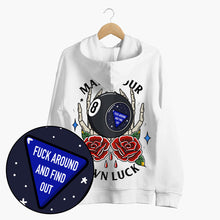 Load image into Gallery viewer, Magic 8 Ball Hoodie (Unisex)-Tattoo Clothing, Tattoo Hoodie, JH001-Broken Society