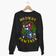 Load image into Gallery viewer, Meowdy Pawtner Sweatshirt (Unisex)-Tattoo Clothing, Tattoo Sweatshirt, JH030-Broken Society