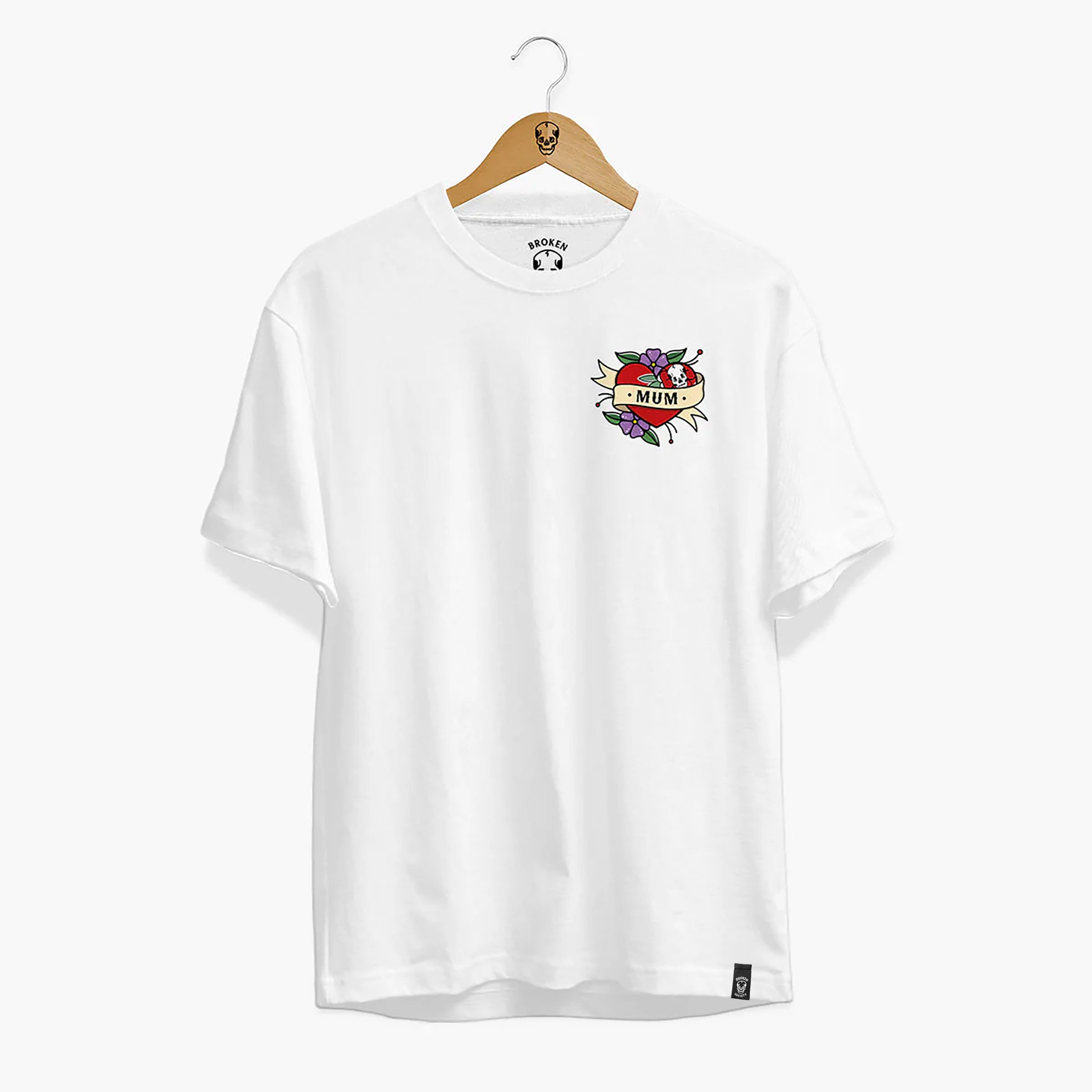 Mum T-Shirt (Unisex)-Tattoo Clothing, Tattoo T-Shirt, EP01-Broken Society