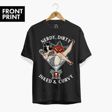Laden Sie das Bild in den Galerie-Viewer, Nerdy Dirty T-shirt (Unisex)-Tattoo Clothing, Tattoo T-Shirt, N03-Broken Society