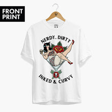 Laden Sie das Bild in den Galerie-Viewer, Nerdy Dirty T-shirt (Unisex)-Tattoo Clothing, Tattoo T-Shirt, N03-Broken Society