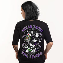 Load image into Gallery viewer, Never Trust The Living T-shirt (Unisex)-Tattoo Clothing, Tattoo T-Shirt, EP01-Broken Society