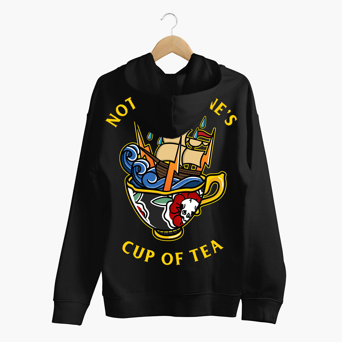 Not Everyone's Cup Of Tea Hoodie (Unisex)-Tattoo Clothing, Tattoo Hoodie, JH001-Broken Society