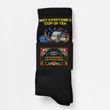 Cargar imagen en el visor de la galería, Not Everyone&#39;s Cup Of Tea Socks-Tattoo Apparel, Tattoo Accessories, Tattoo Gift, Tattoo Socks-Broken Society