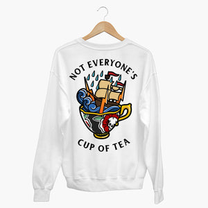 Not Everyone's Cup Of Tea Sweatshirt (Unisex)-Tattoo Clothing, Tattoo Sweatshirt, JH030-Broken Society