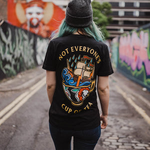 Not Everyone's Cup Of Tea T-Shirt (Unisex)-Tattoo Clothing, Tattoo T-Shirt, N03-Broken Society