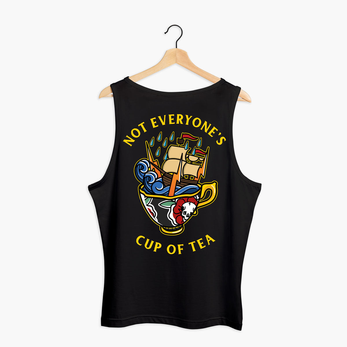 Not Everyone's Cup Of Tea Tank (Unisex)-Tattoo Clothing, Tattoo Tank, 03980-Broken Society