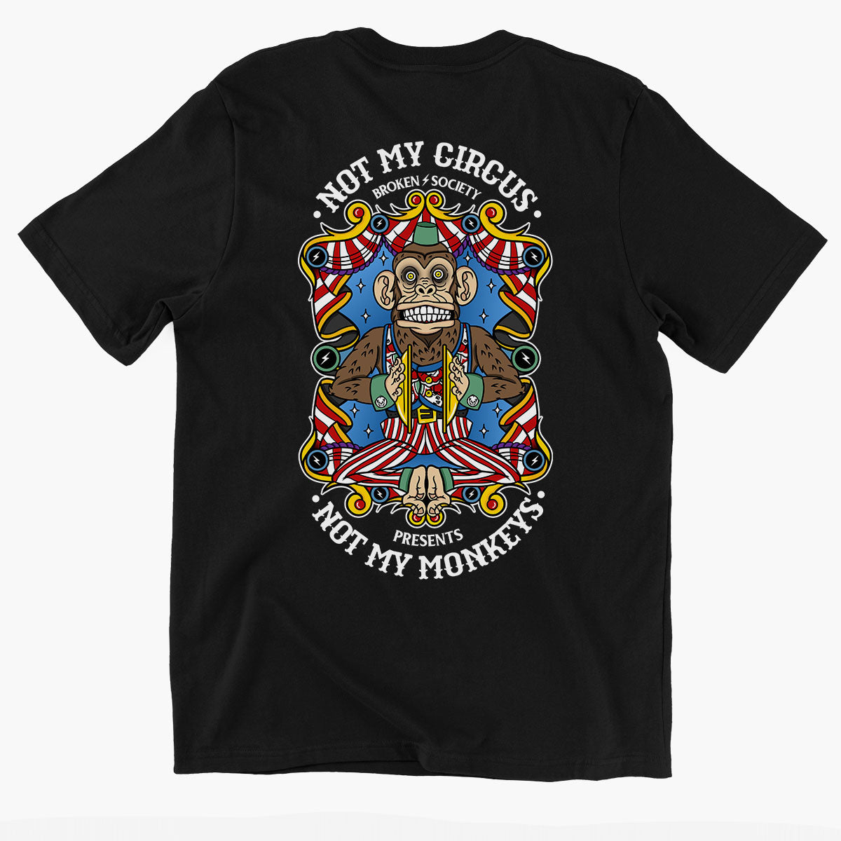 Not My Circus Kids T-Shirt (Unisex)-Tattoo Clothing, Tattoo Kids Shirt, Mini Creator-Broken Society