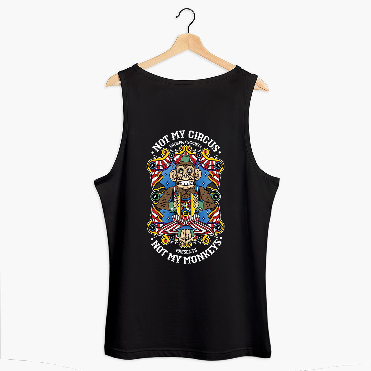 Not My Circus Tank (Unisex)-Tattoo Clothing, Tattoo Tank, 03980-Broken Society