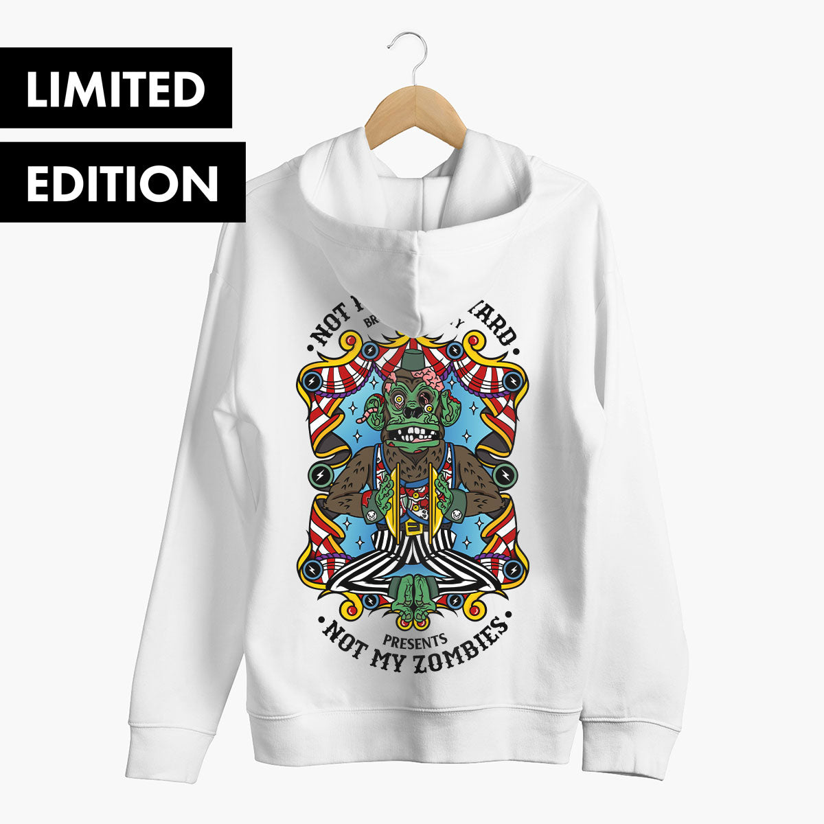 Not My Graveyard Hoodie (Unisex)-Tattoo Clothing, Tattoo Hoodie, JH001-Broken Society