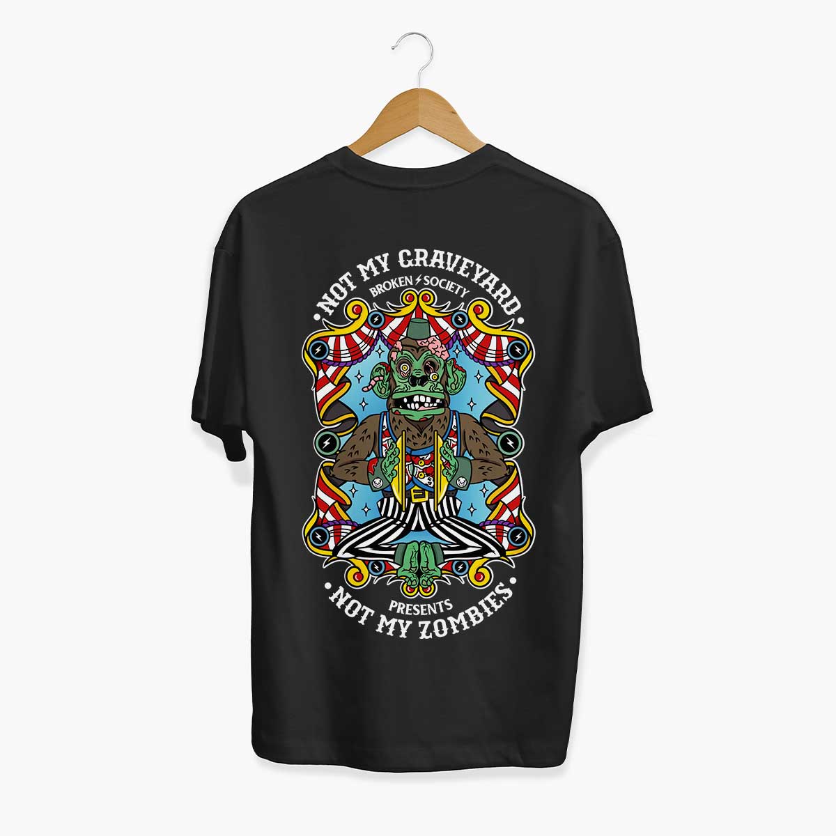 Not My Graveyard T-Shirt (Unisex)-Tattoo Clothing, Tattoo T-Shirt, EP01-Broken Society