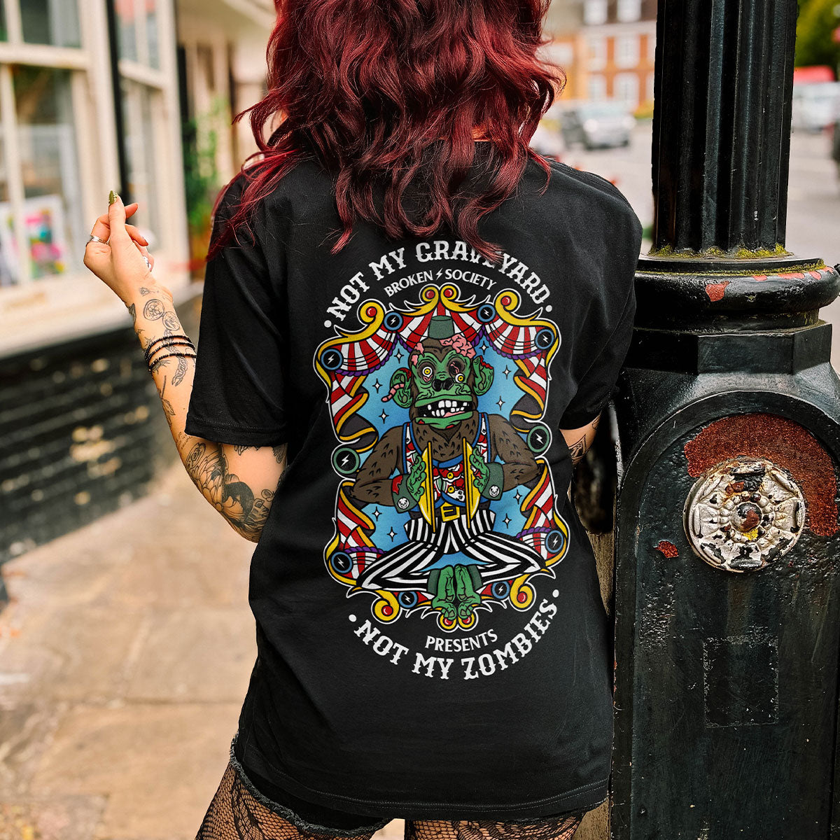 Not My Graveyard T-Shirt (Unisex)-Tattoo Clothing, Tattoo T-Shirt, EP01-Broken Society