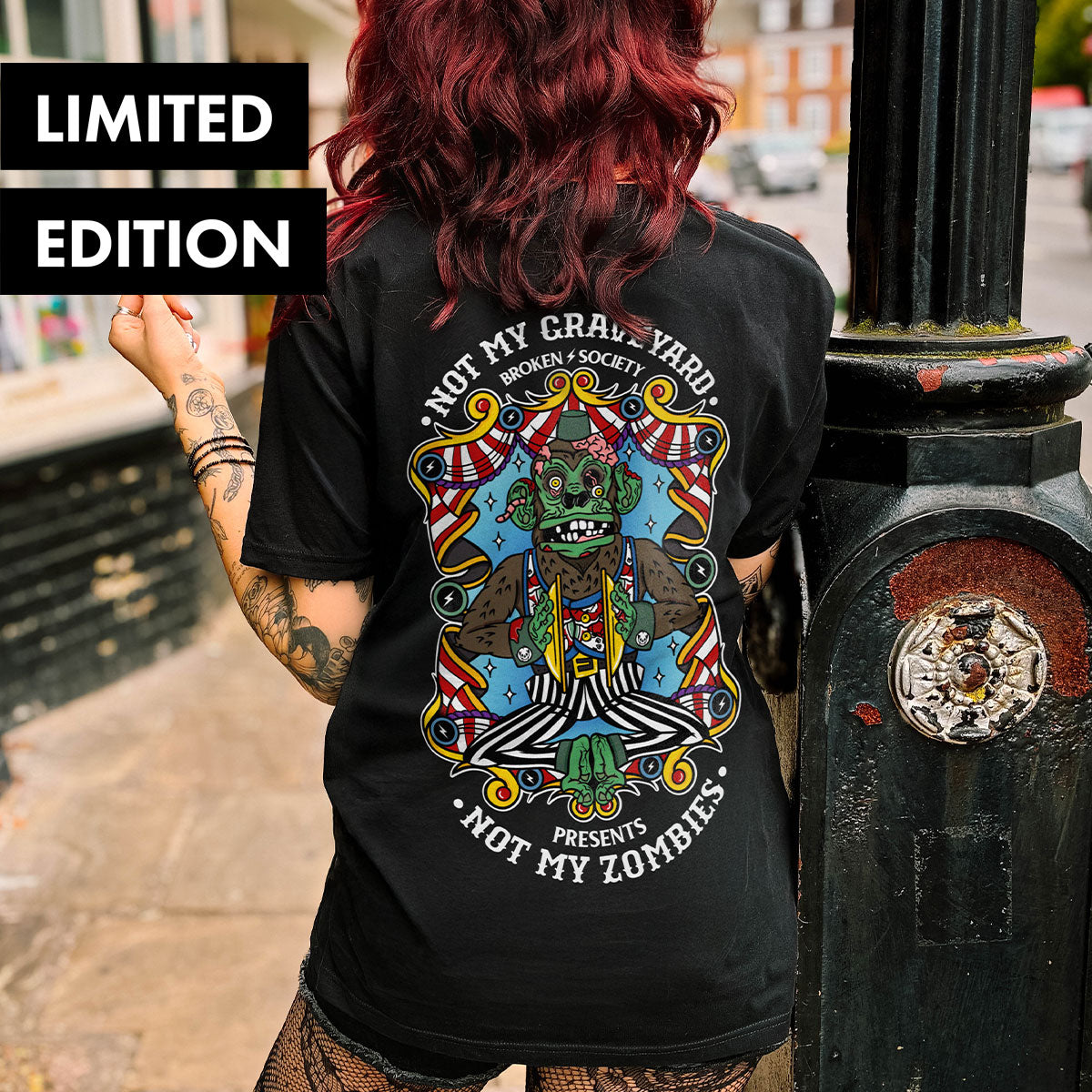 Not My Graveyard T-Shirt (Unisex)-Tattoo Clothing, Tattoo T-Shirt, EP01-Broken Society