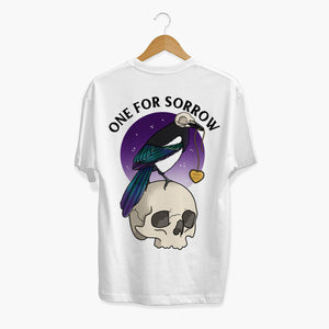 One For Sorrow T-shirt (Unisex)-Tattoo Clothing, Tattoo T-Shirt, N03-Broken Society