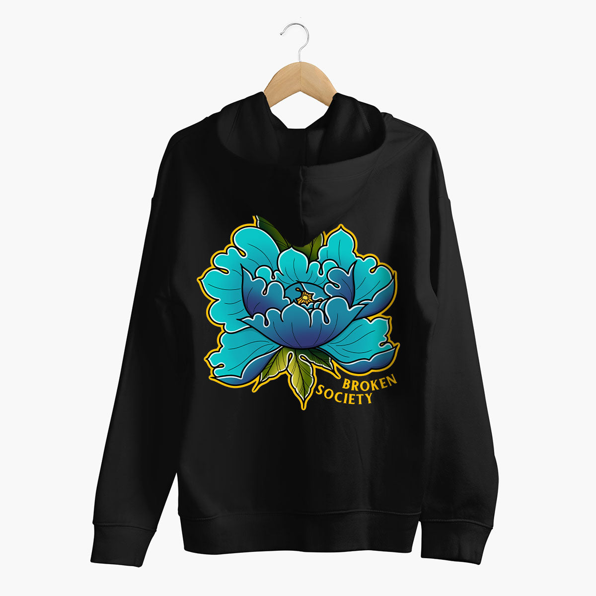 In Bloom I Hoodie (Unisex)-Tattoo Clothing, Tattoo Hoodie, JH001-Broken Society