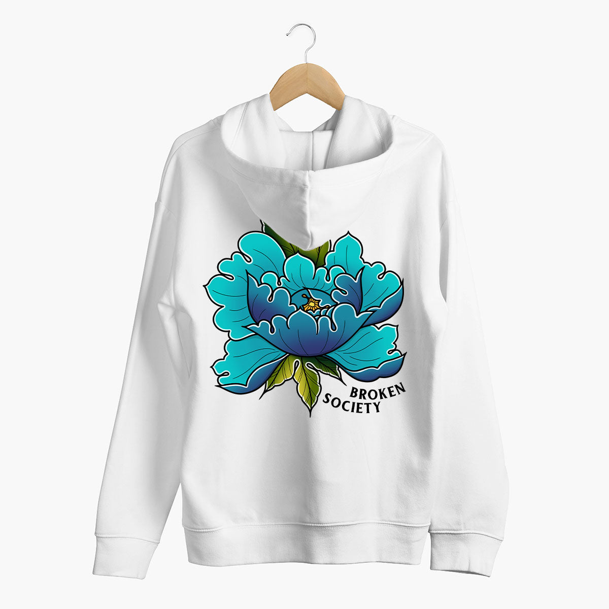 In Bloom I Hoodie (Unisex)-Tattoo Clothing, Tattoo Hoodie, JH001-Broken Society