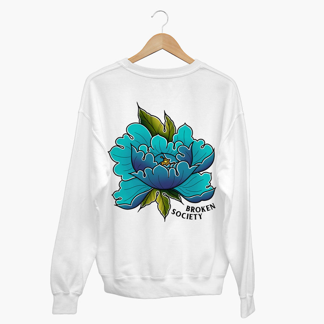 In Bloom I Sweatshirt (Unisex)-Tattoo Clothing, Tattoo Sweatshirt, JH030-Broken Society